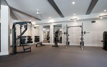 Fitness center and yoga studio with towel service